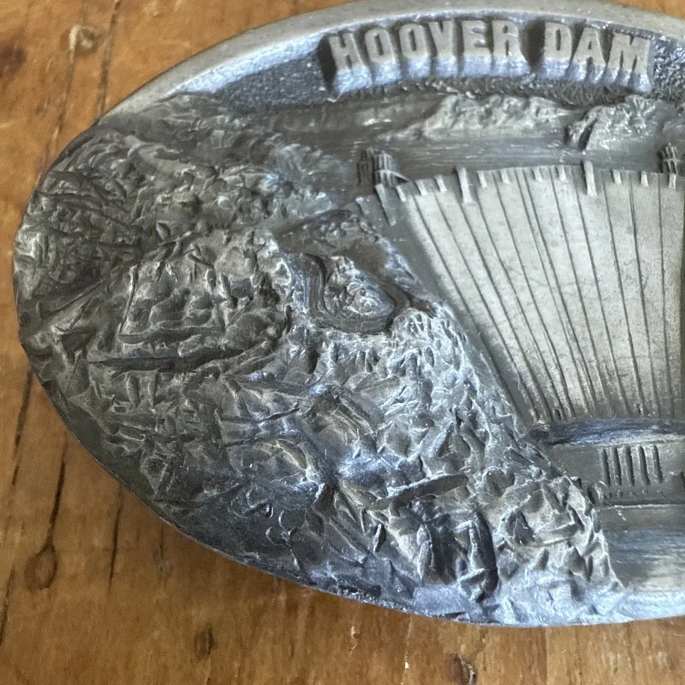 Hoover Dam Belt Buckle Metal Limited Edition Numbered Park‎ International VTG